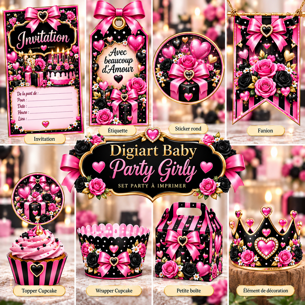 (image for) Party anniversaire girly